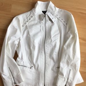 Jacket with silver embroidery